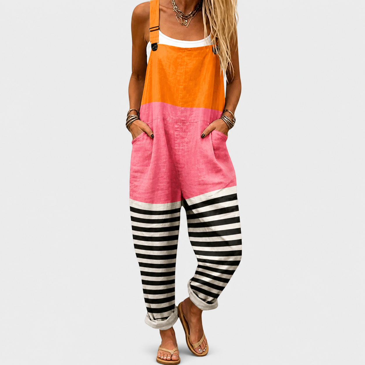 Orange Pink Black / 5XL