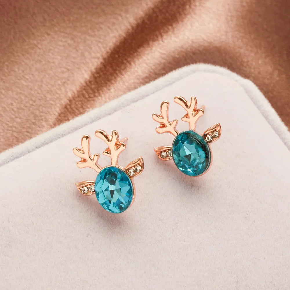 Rose Gold / Light Blue